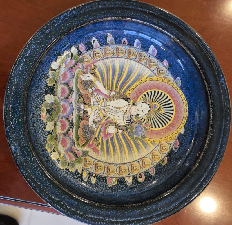 Thangka porcelain plate-國際博寶藝術品交易網