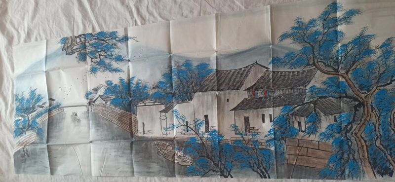 Wu Guanzhong’s Water Town-國際博寶藝術品交易網