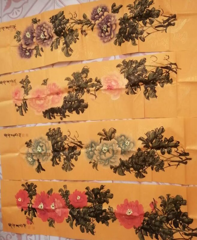 Wu Changshuo's four screens-國際博寶藝術品交易網