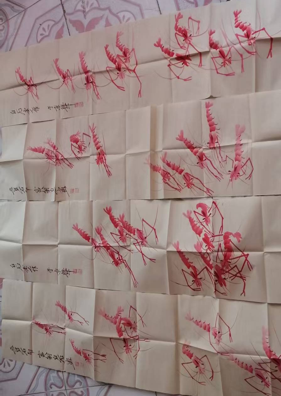 Qi Baishi’s Four Panels