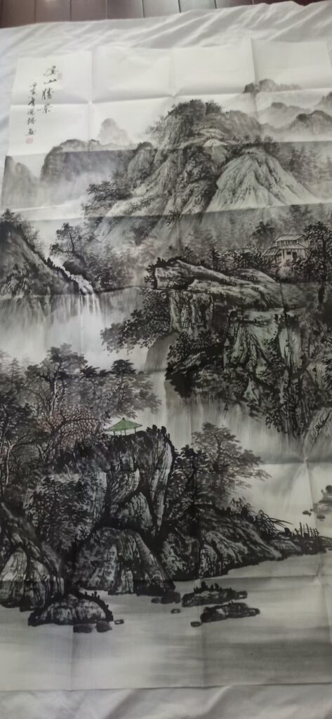 Zhang Guoxu’s view of the mountain scenery-國際博寶藝術品交易網