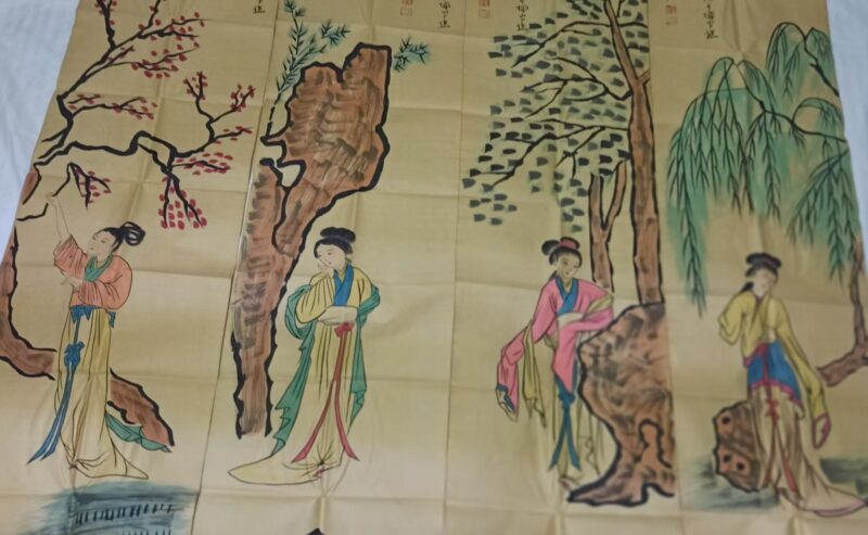 Four panels of Zhang Daqian’s figures-國際博寶藝術品交易網