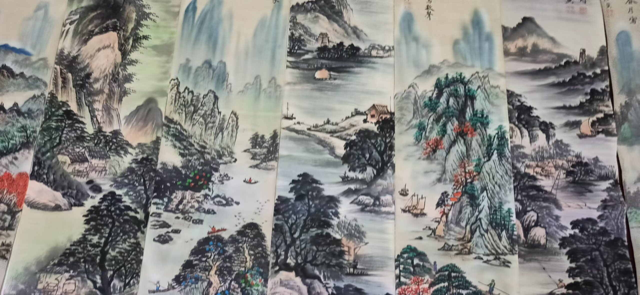 Tang Yin’s eight landscape screens
