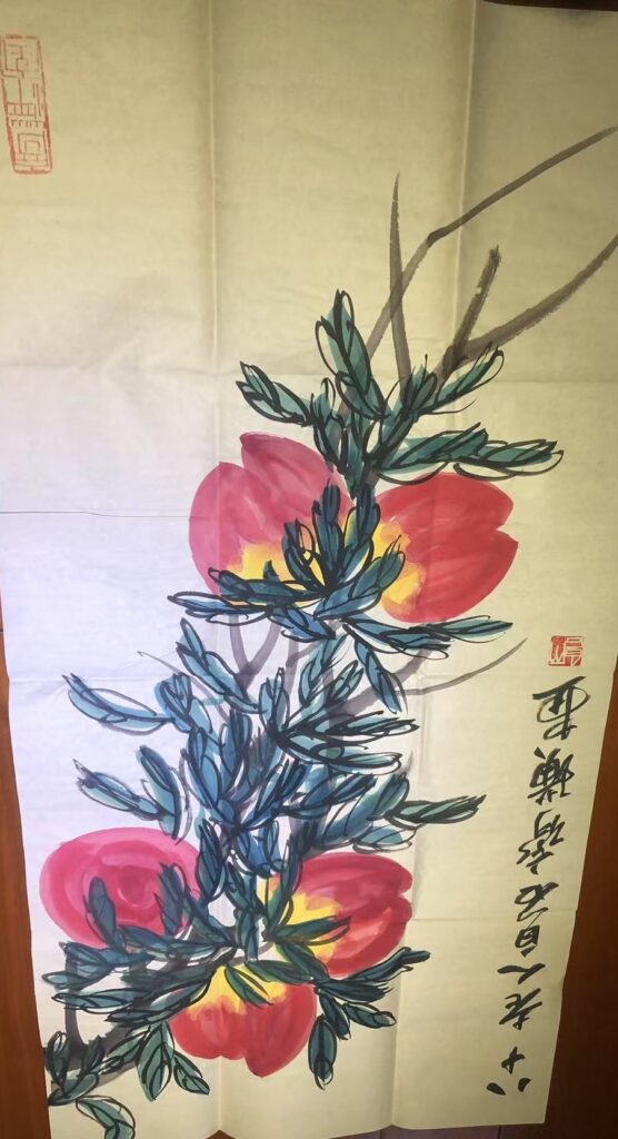 Qi Baishi’s longevity peach-國際博寶藝術品交易網