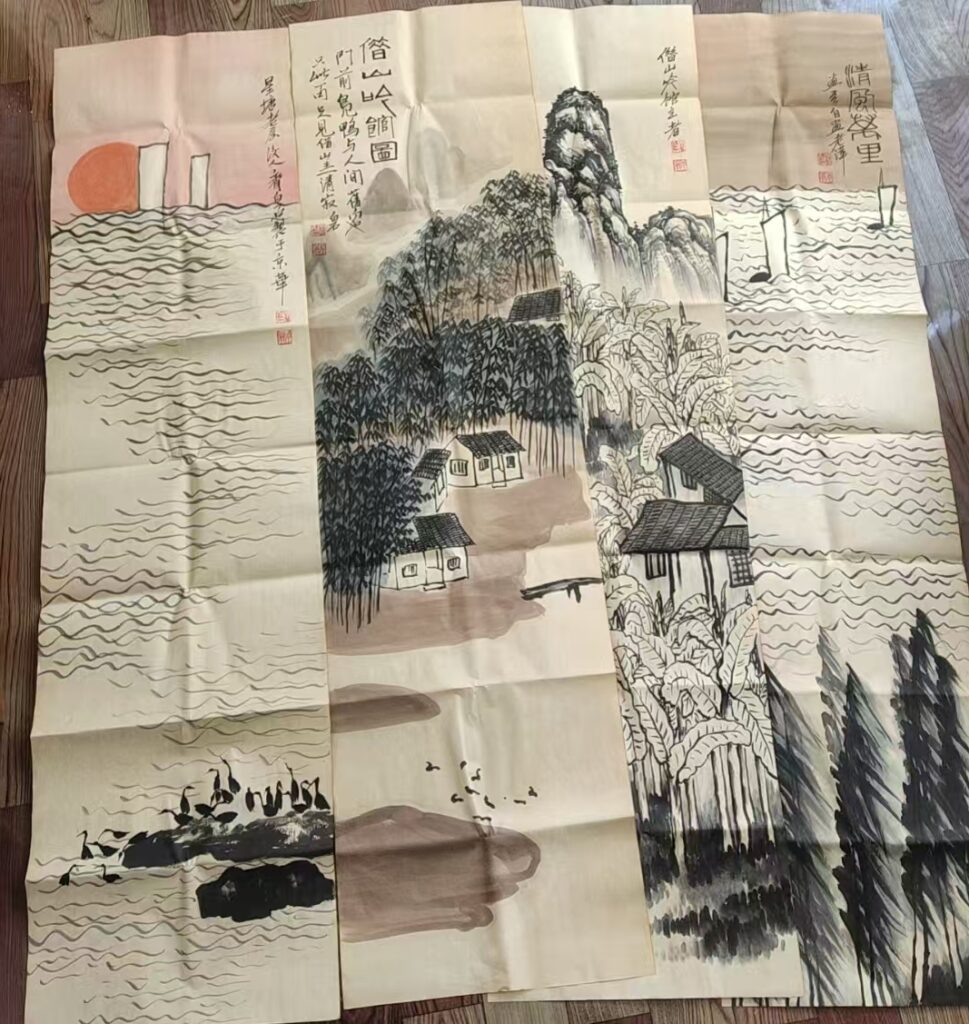 图片[2]-Qi Baishi’s bamboo forest landscape painting-國際博寶藝術品交易網