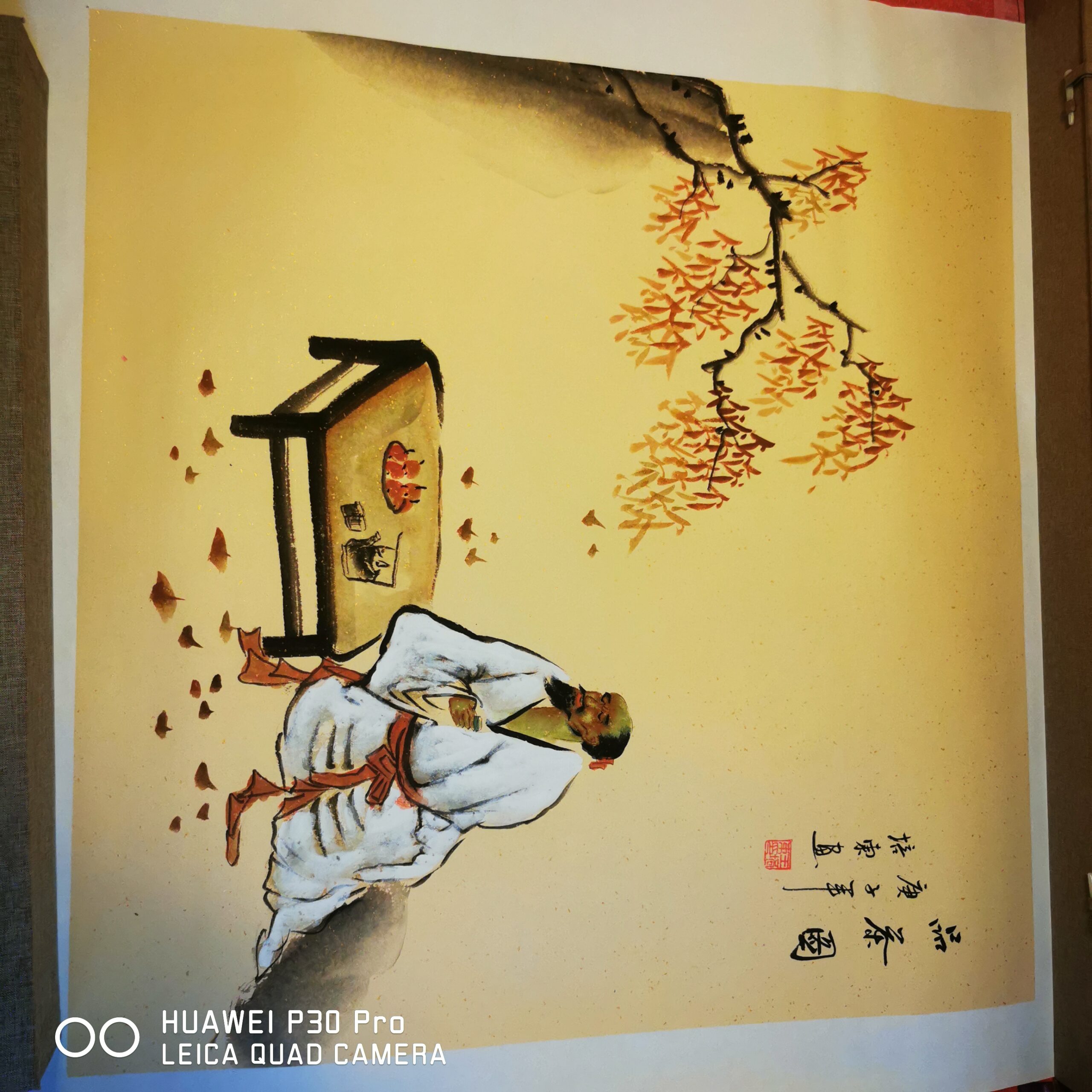 Tea-drinking picture