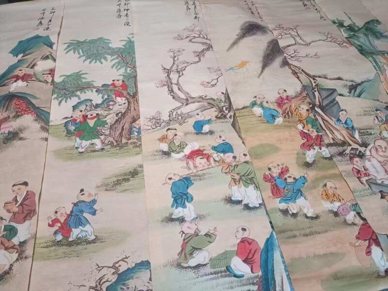 Eight panels by Zhang Daqian-國際博寶藝術品交易網