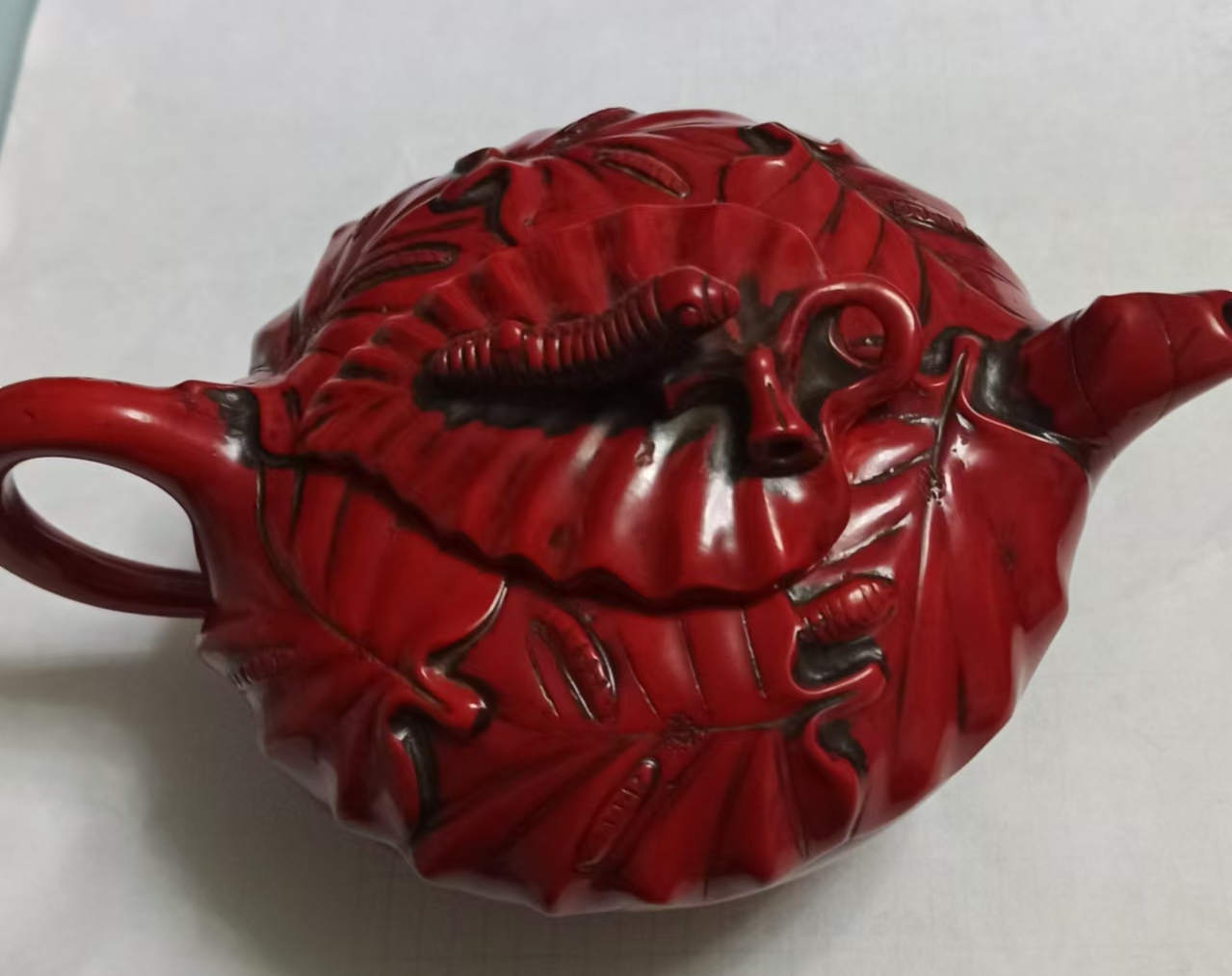 Cinnabar pot