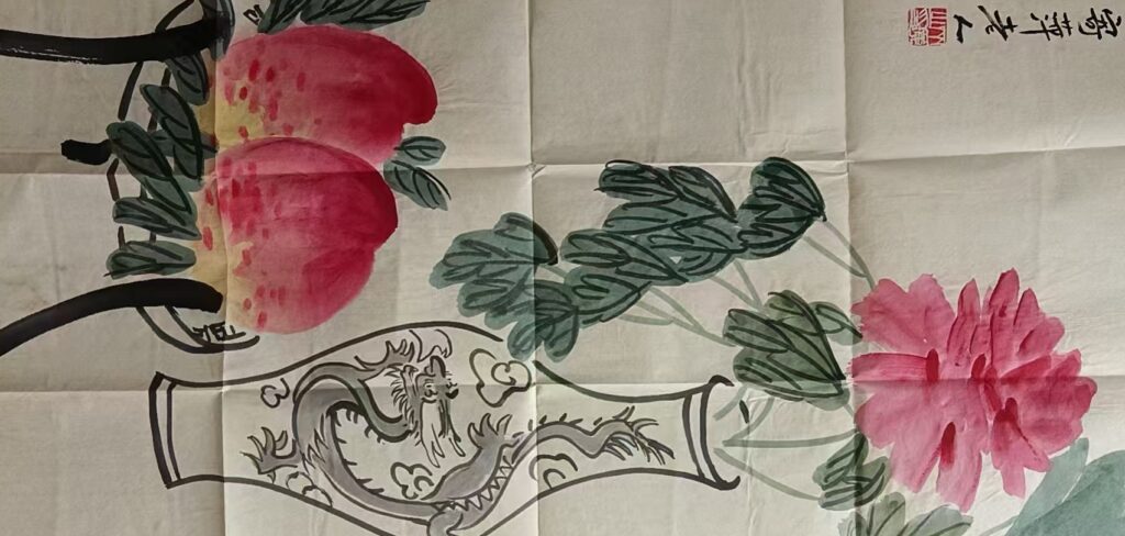 Qi Baishi’s longevity peach-國際博寶藝術品交易網