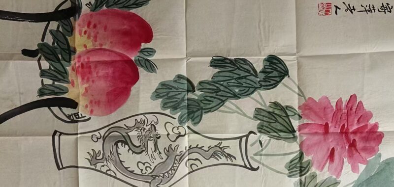 Qi Baishi's longevity peach-國際博寶藝術品交易網