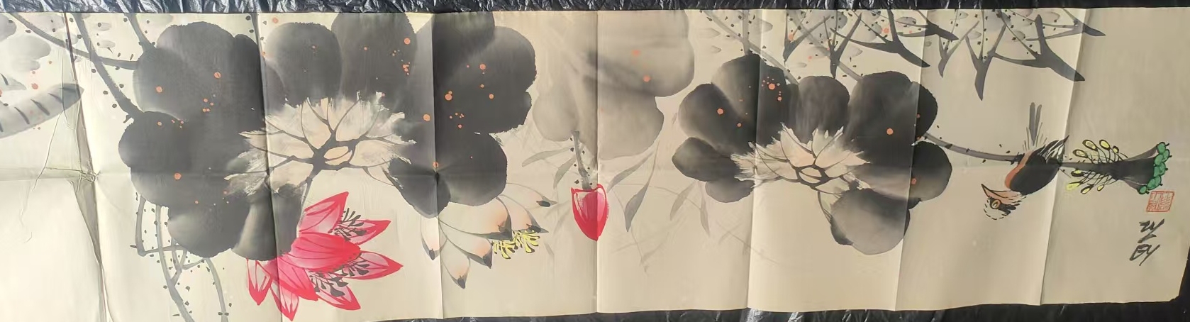 Qi Baishi lotus shrimp