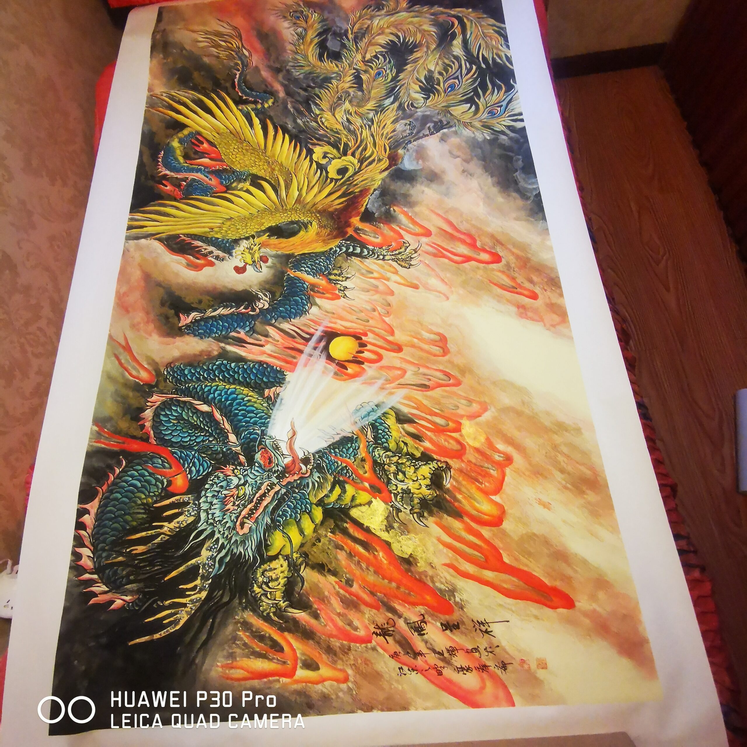 Wang Hui Double Dragon and Double Longevity