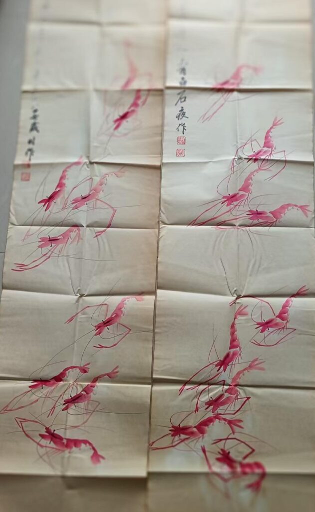 Qi Baishi’s four screens of shrimp-國際博寶藝術品交易網