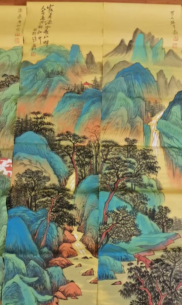 Zhang Daqian’s Eight Panels of Landscape Painting-國際博寶藝術品交易網