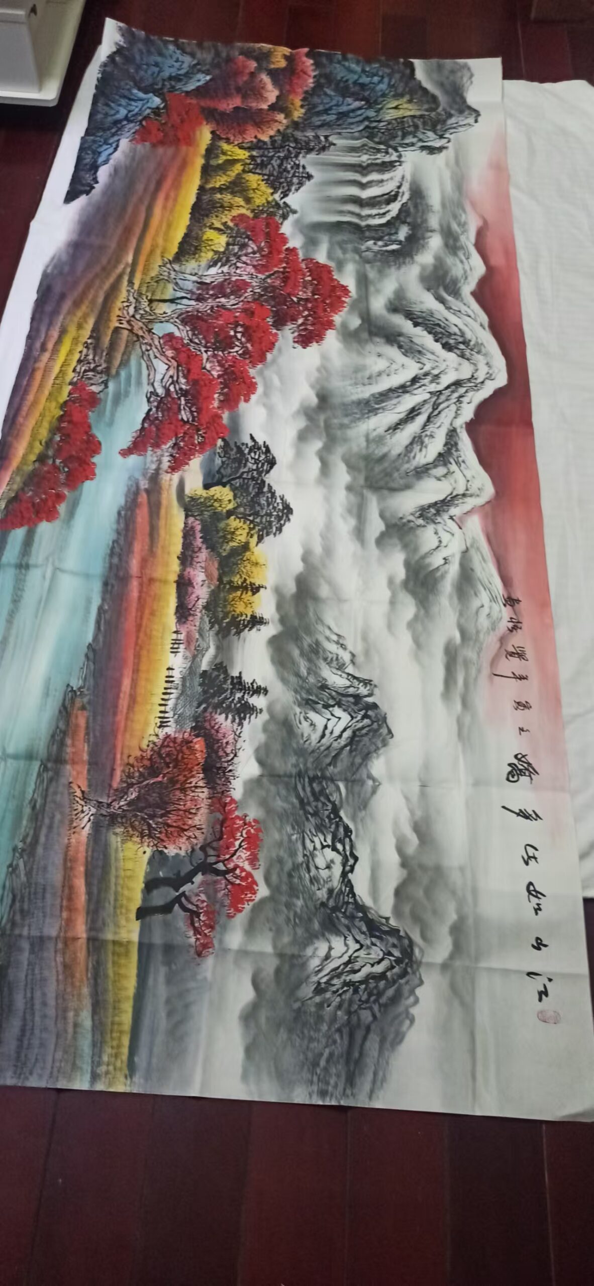 Zhang Juede: The scenery of the country is so beautiful