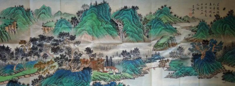 Zhang Daqian Green Water and Green Mountain-國際博寶藝術品交易網