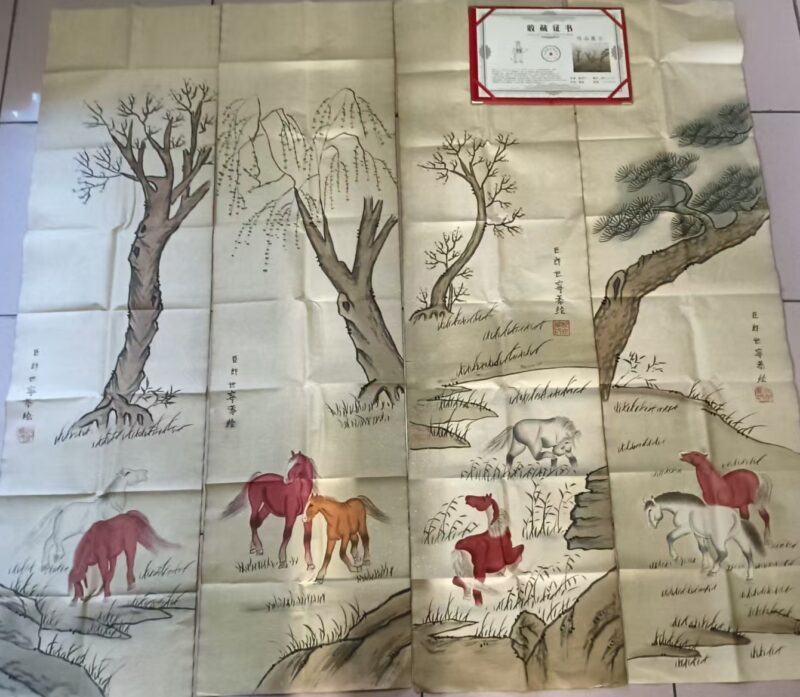 Lang Shining's Four Panels-國際博寶藝術品交易網